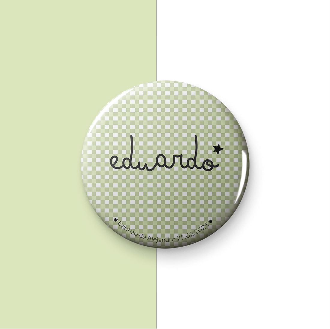 chapas personalizadas con nombre