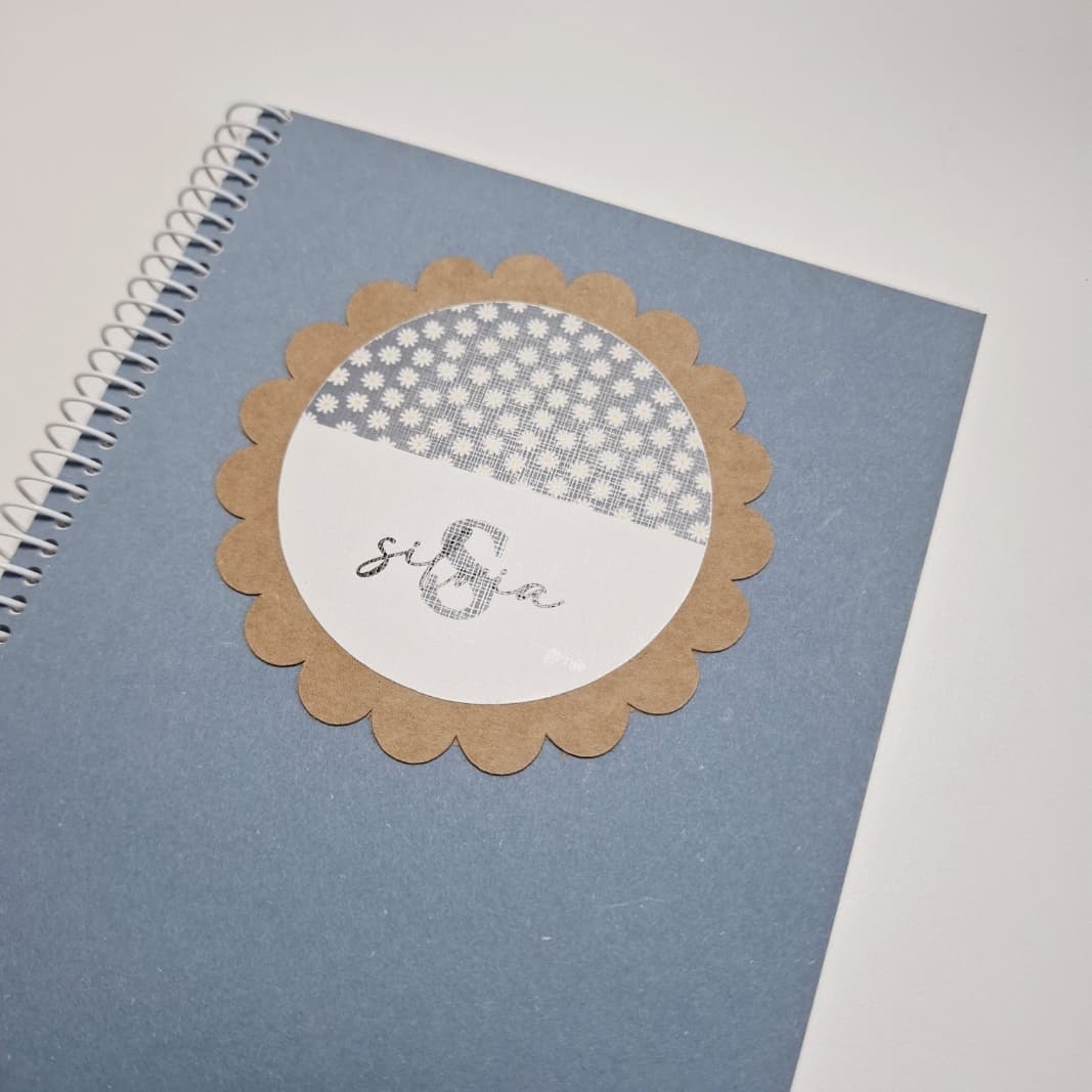 Libretas artesanales con Flor - Imagen 2