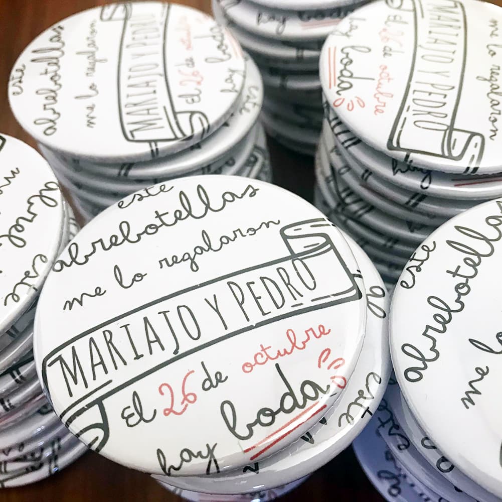 Abridor o imán "Save the date" - Imagen 4