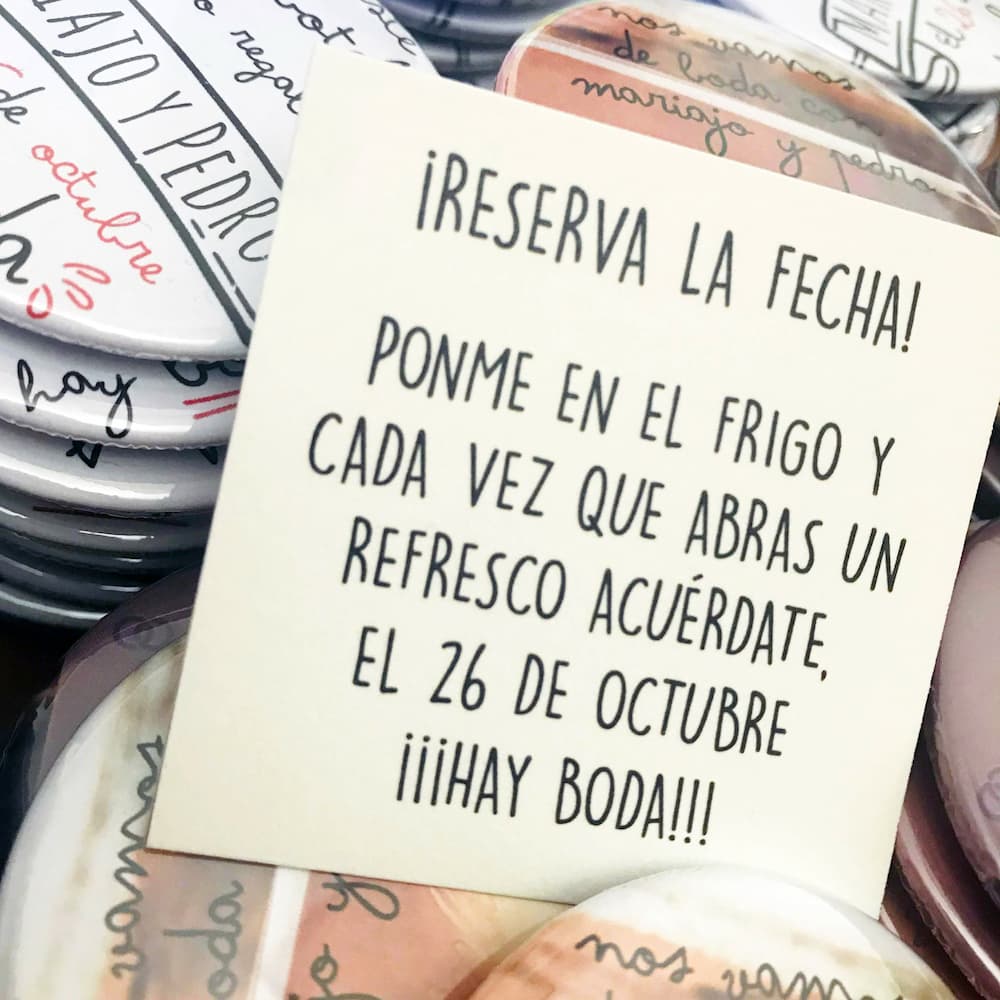 Abridor o imán "Save the date" - Imagen 5