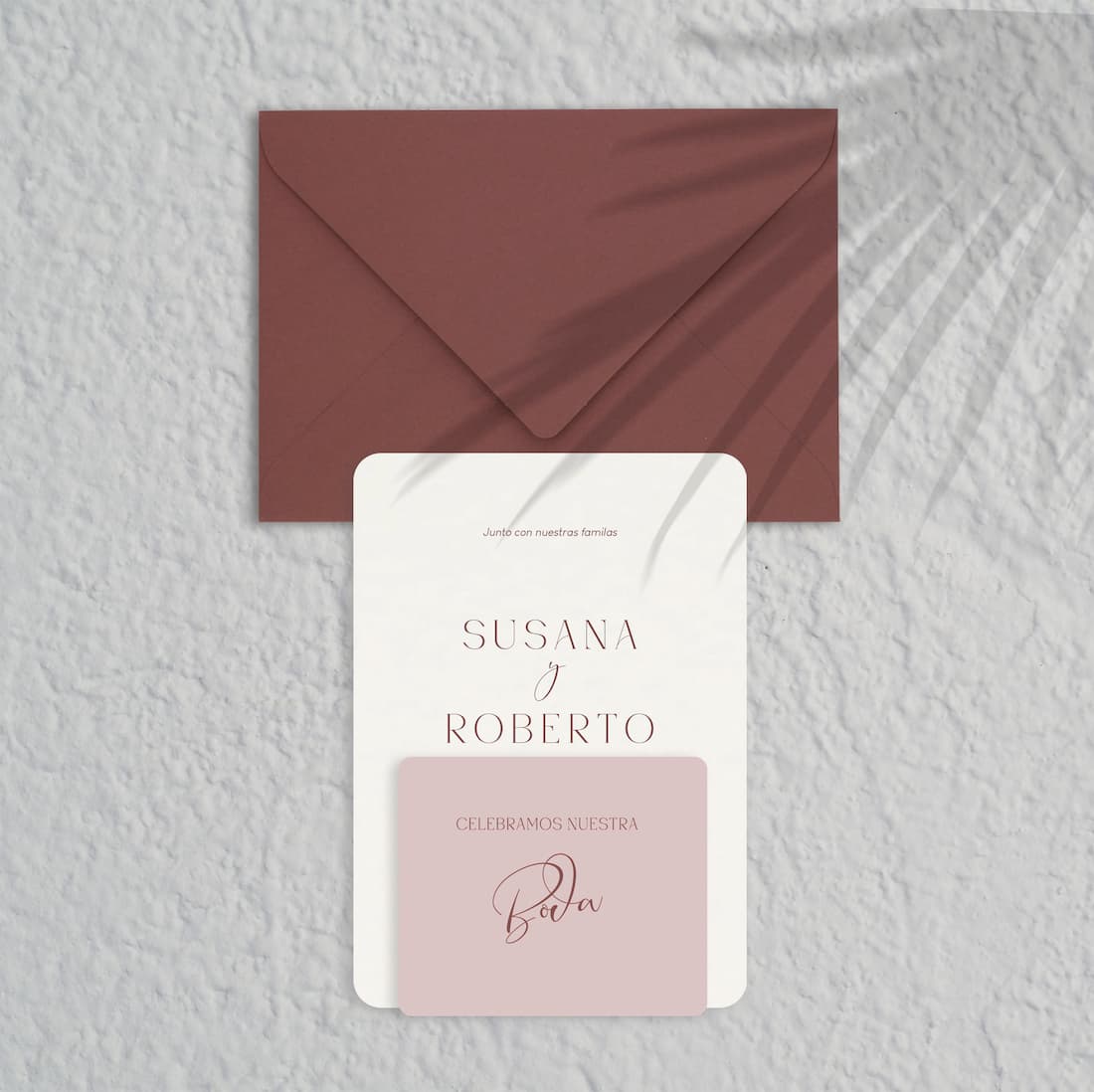 Invitaciones de boda originales colorete