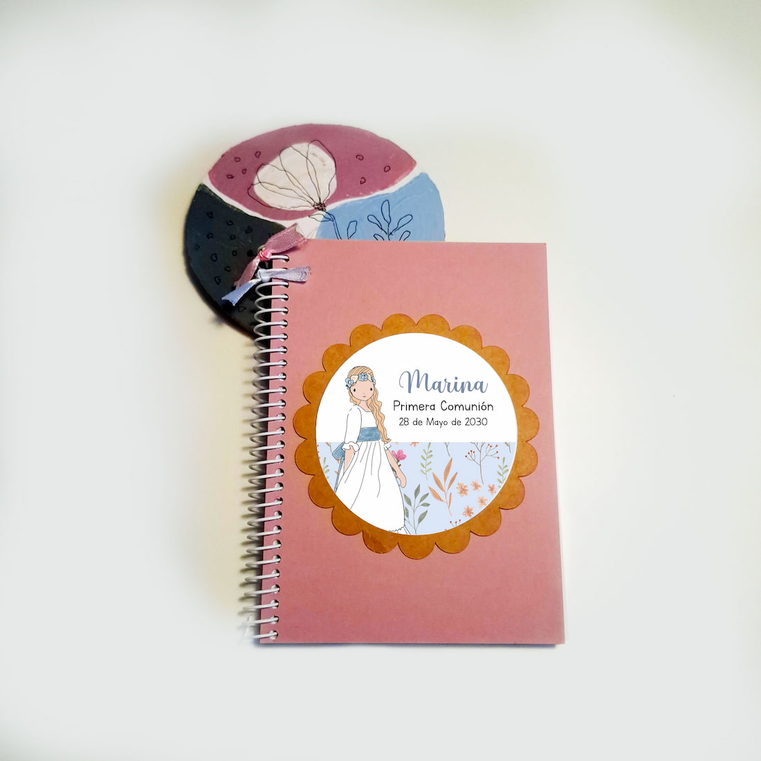 Libreta personalizada eventos con datos del evento