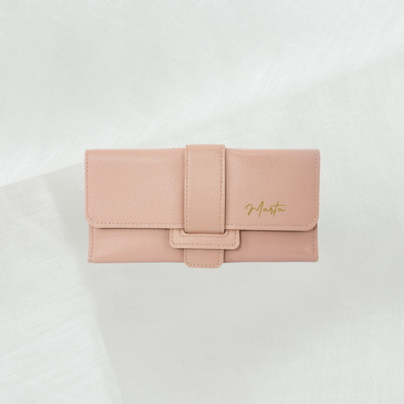cartera personalizada mujer rosa