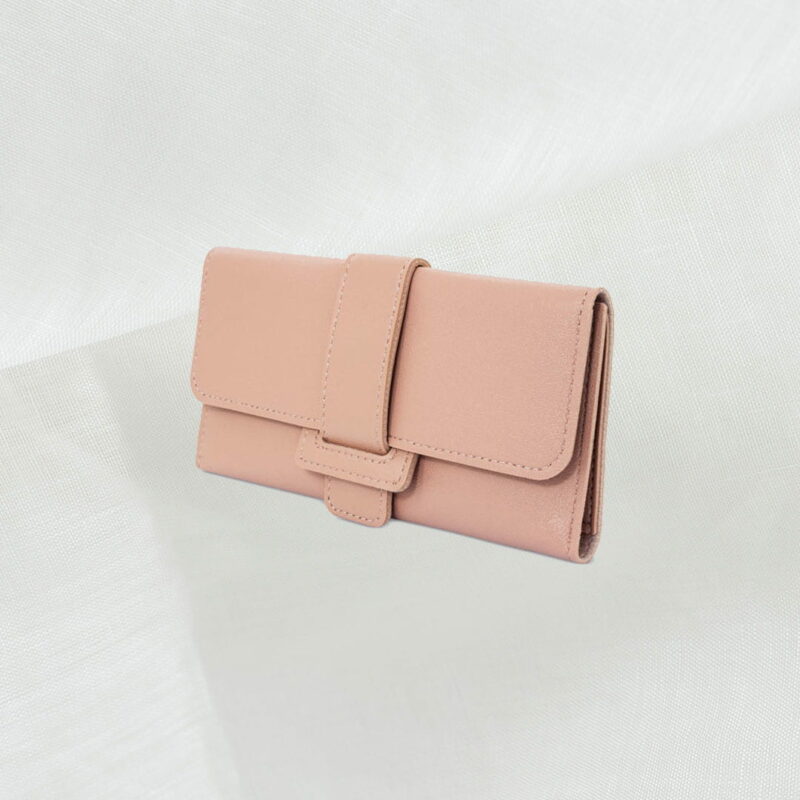 cartera mujer rosa