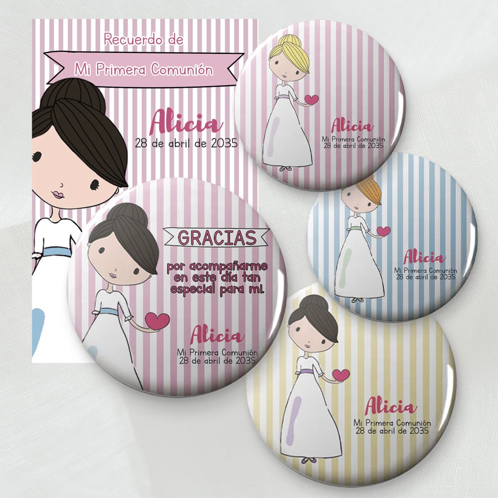 Chapa niña cuqui - Imagen 5