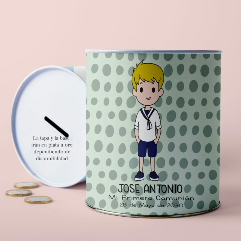 huchas metálicas personalizadas