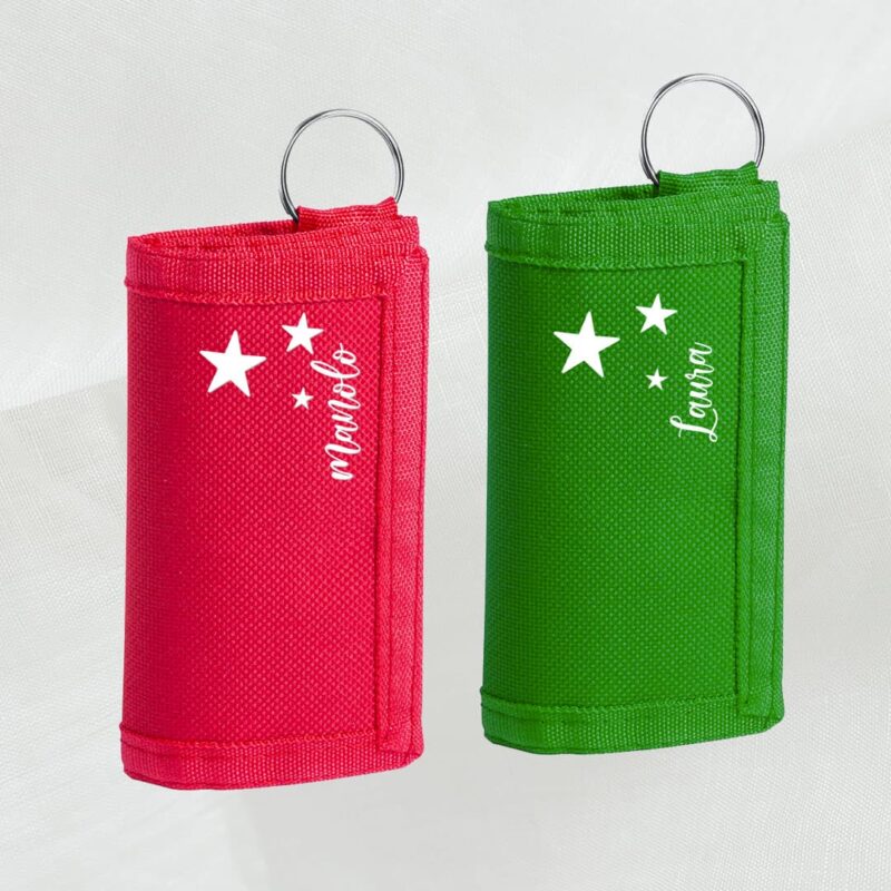 llavero monedero personalizado