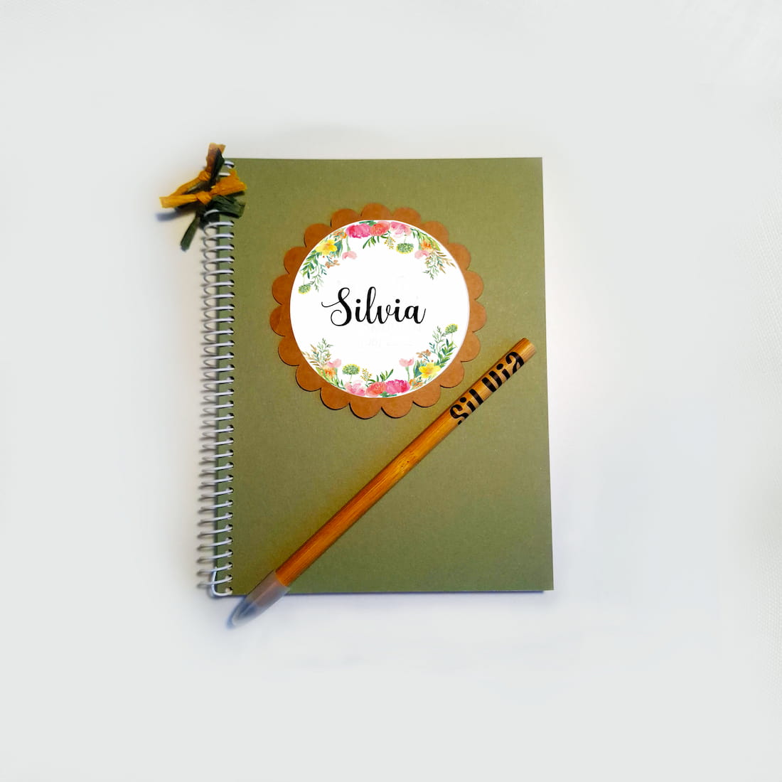 Libreta personalizada eventos con nombre de invitados