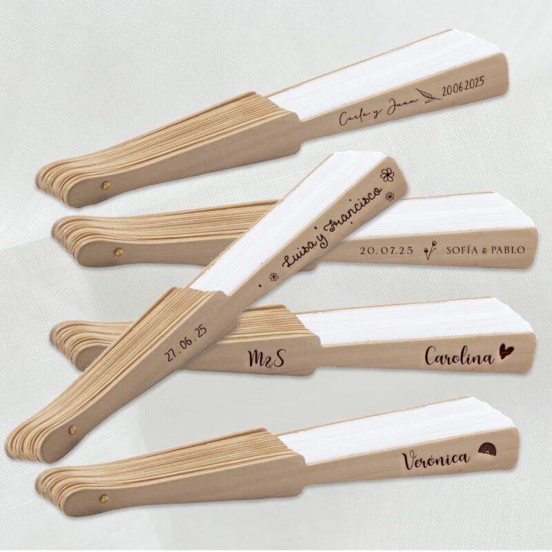 abanicos personalizados eventos