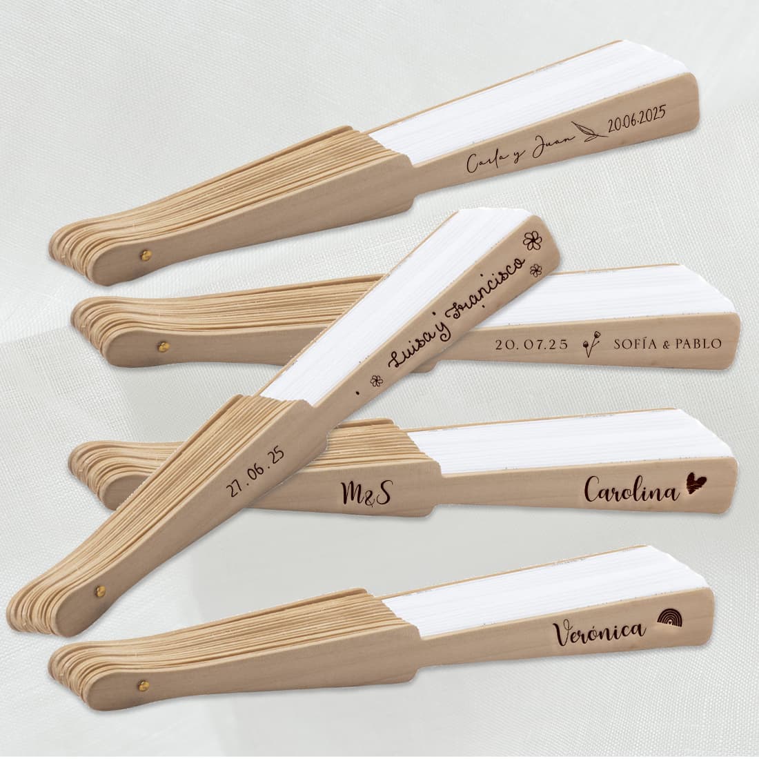 abanicos personalizados eventos