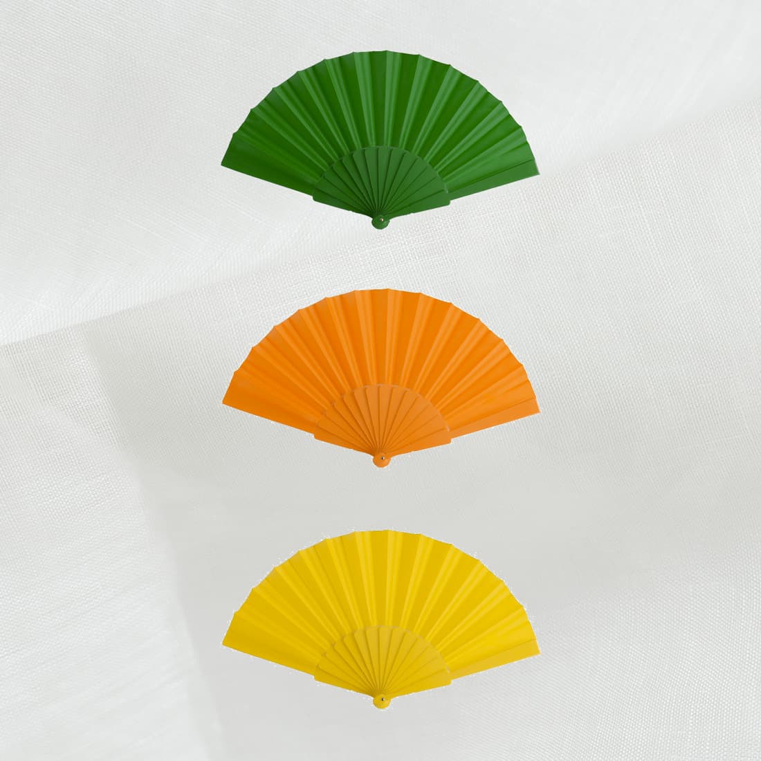 abanicos de PVC personalizados