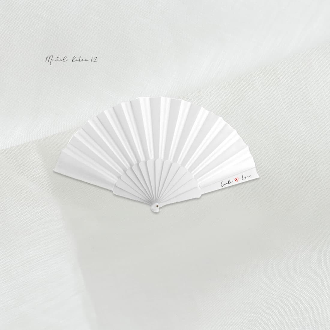 abanicos de PVC personalizados