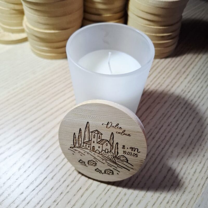 Vela personalizada para evento