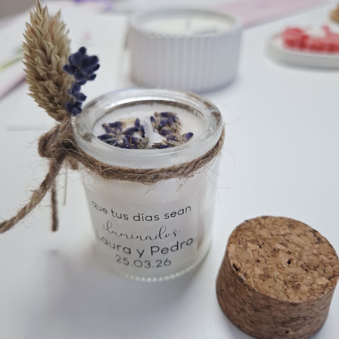 Vela aromática lavanda