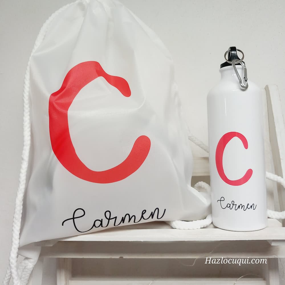 Pack Mochila, gorra y botella Personalizada Colores - Imagen 4