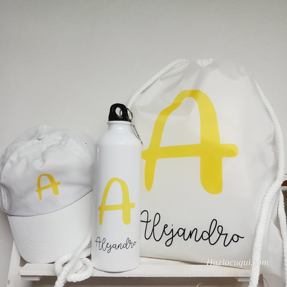 Pack Mochila, gorra y botella Personalizada Colores - Imagen 11
