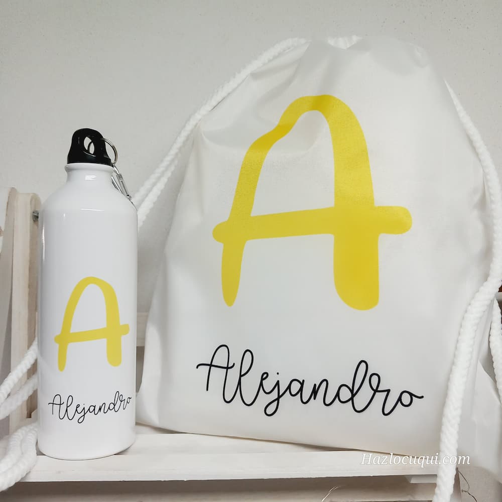 Pack Mochila, gorra y botella Personalizada Colores - Imagen 10