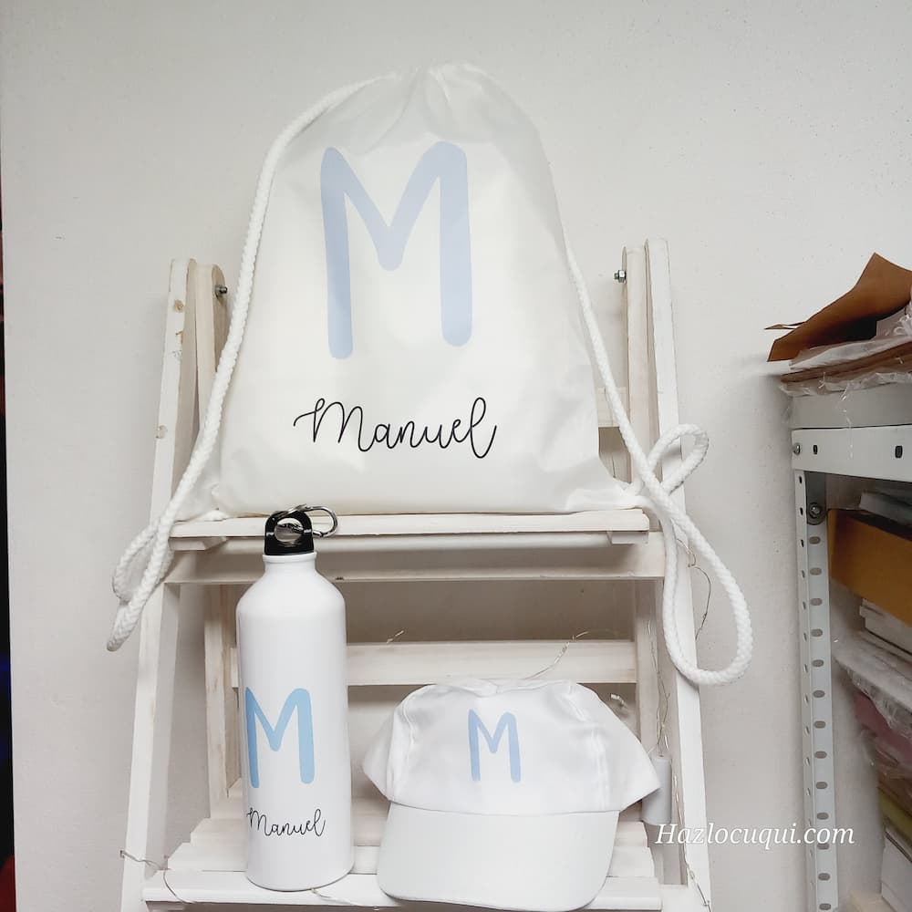 Pack Mochila, gorra y botella Personalizada Colores - Imagen 8