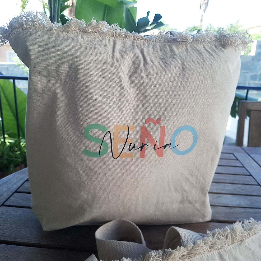 Bolsa de asas con cremallera