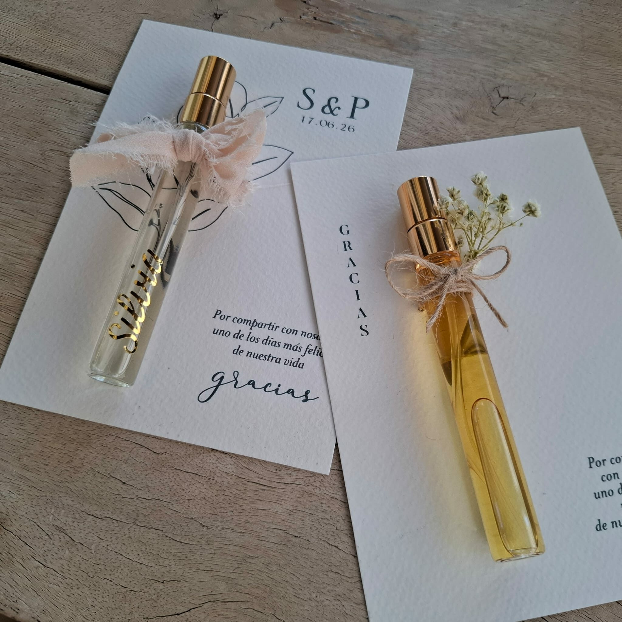 Perfumes Personalizados para Invitados de Boda y Eventos